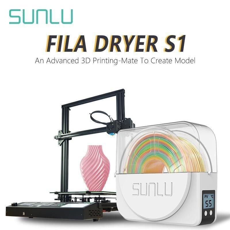 SUNLU FilaDryer S1 Plus - 3D Printer Filament Dryer Box